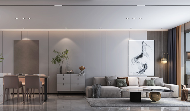 中原大观130平现代风格四居室装修效果图