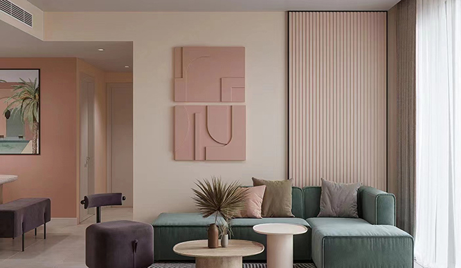 海马公园138平现代风格装修效果图