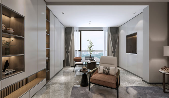 聚拢佳苑137平现代风格VR装修全景图