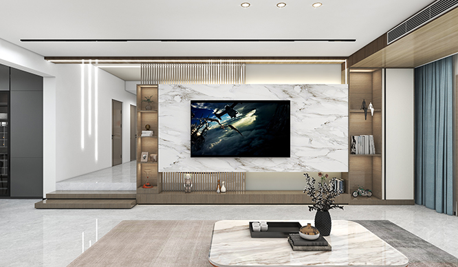 炮院家属院180平现代风格装修效果图