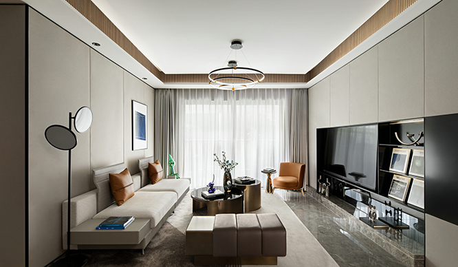 大正水晶森林99平现代简约风格装修效果图