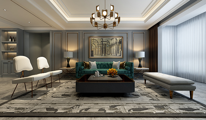 碧桂园150平简美风格装修效果图