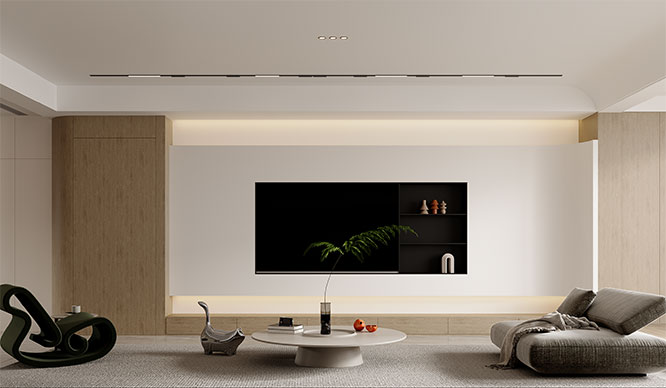 金水府160平原木风四居室装修效果图