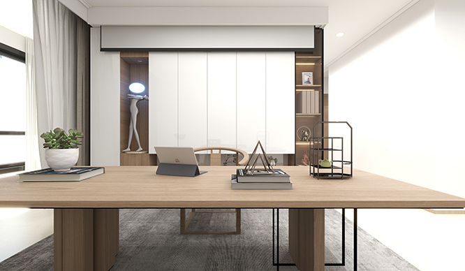 融侨雅筑113平现代风格三居室装修效果图