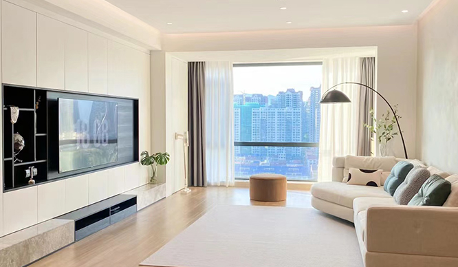 广电天韵98平现代简约风格两居室装修效果图