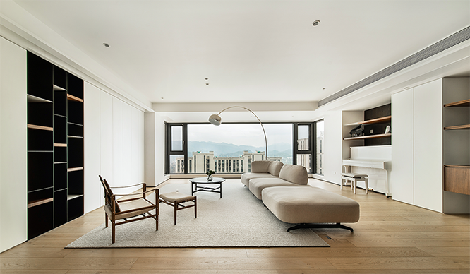 永威上和院180平现代风格四居室装修效果图