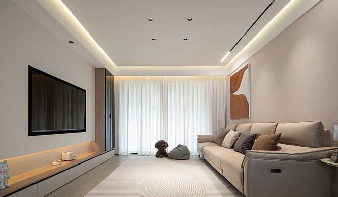 古北尚公馆120平现代简约风格装修效果图