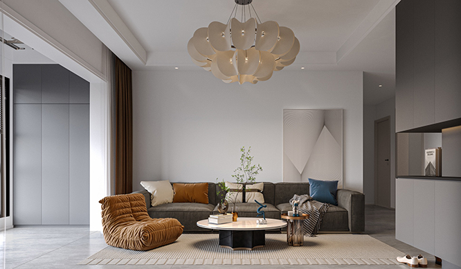拓丰祥和居142平现代简约风格装修效果图